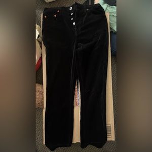 Redone velvet straight leg 27